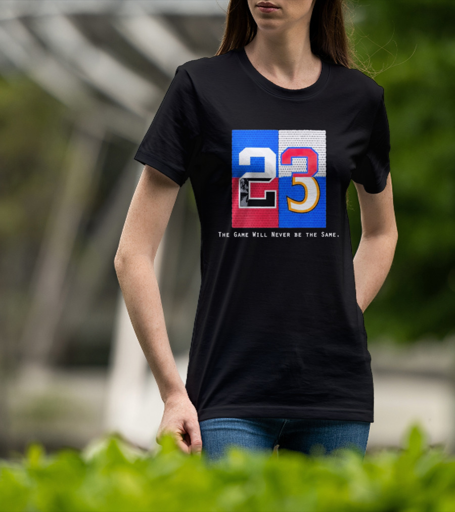 Shota Imanaga 23 The Game Will Never Be The Same Colorful Number Mashup T-Shirt