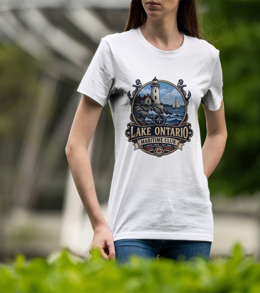 Lake Ontario Maritime Club Great Lakes Nautical Heritage Est. 1908 T-Shirt