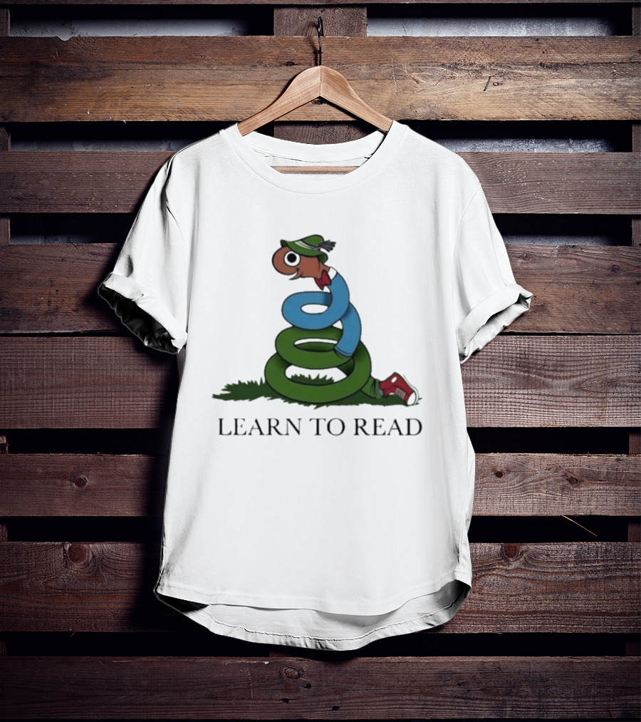 Learn To Read Alphabet Character With Hat And Sneakers T-Shirt