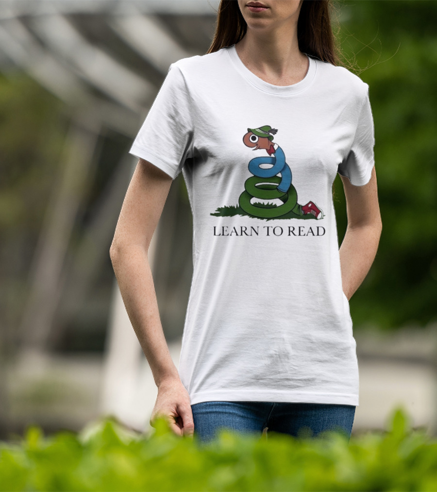 Learn To Read Alphabet Character With Hat And Sneakers T-Shirt