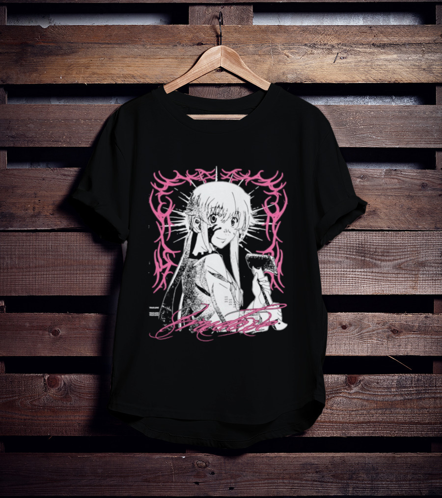 Awesome Yuno Gasai True Love Future Diary Anime Romantic Fan Favorite T-Shirt