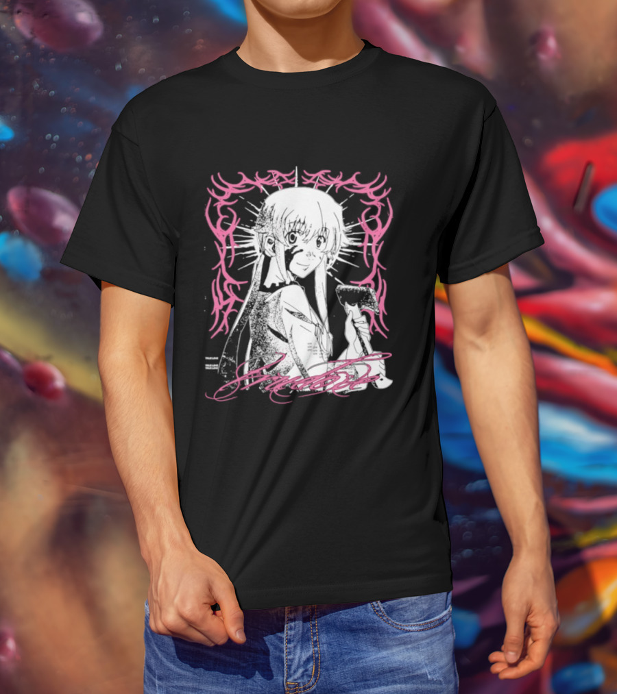 Awesome Yuno Gasai True Love Future Diary Anime Romantic Fan Favorite T-Shirt
