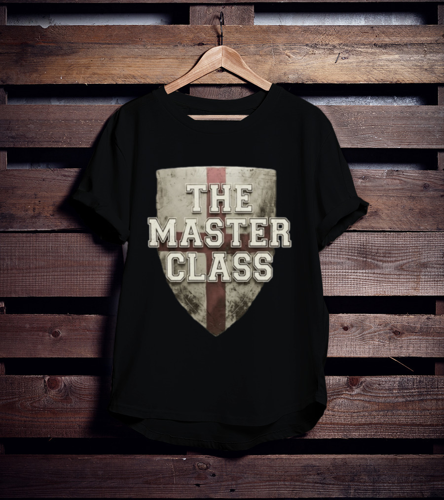 The Master Class Shield Emblem With Cross T-Shirt