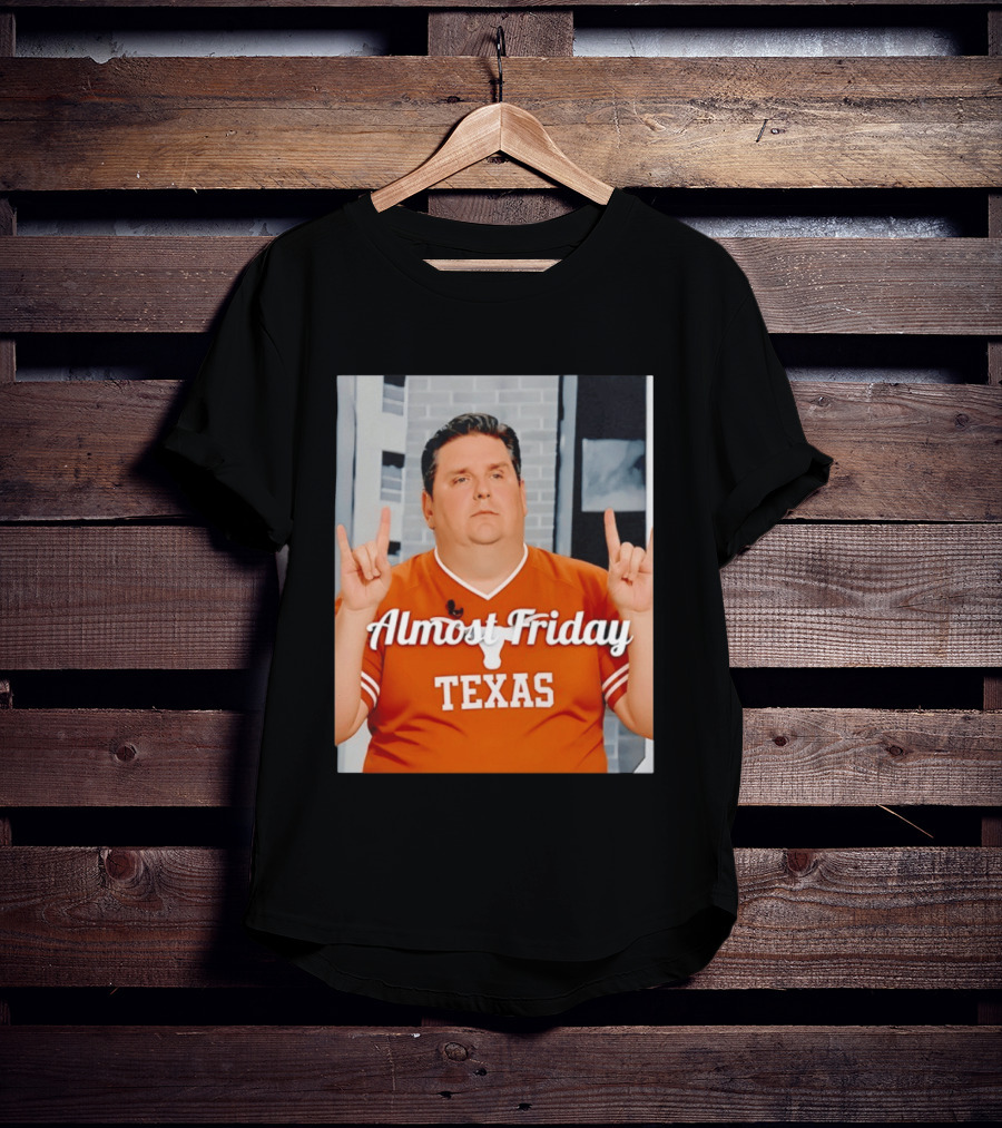 Almost Friday Texas Longhorn Hook 'EM T-Shirt