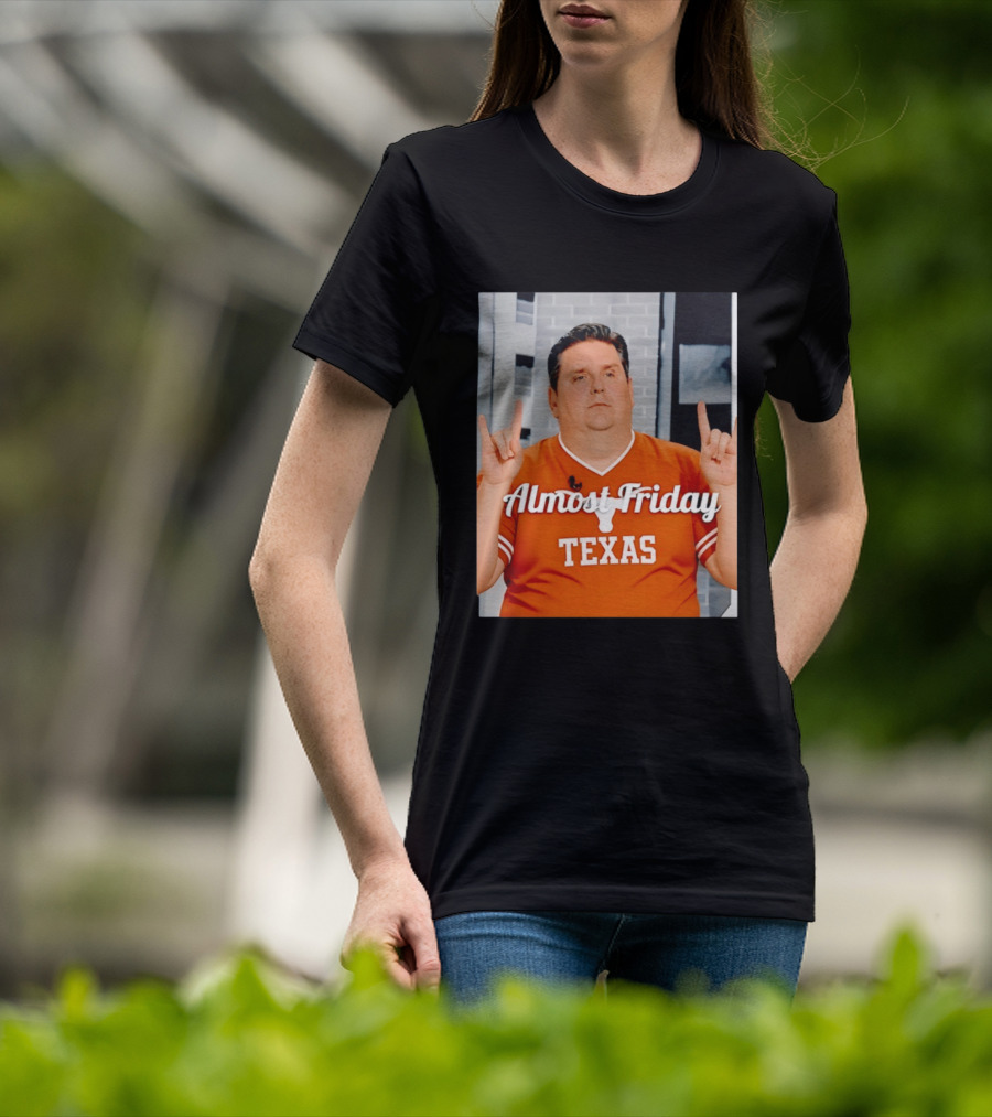 Almost Friday Texas Longhorn Hook 'EM T-Shirt