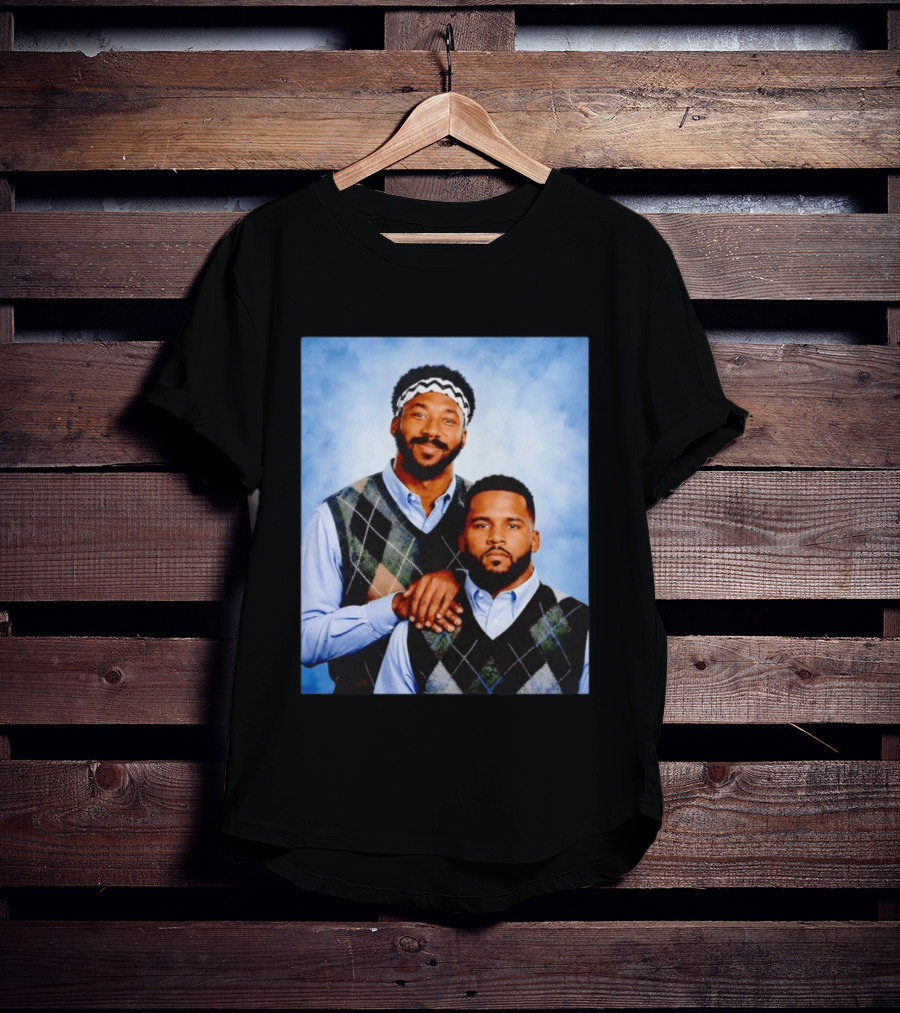 Myles Garrett Aaron Donald Los Angeles Rams Step Brothers T-Shirt