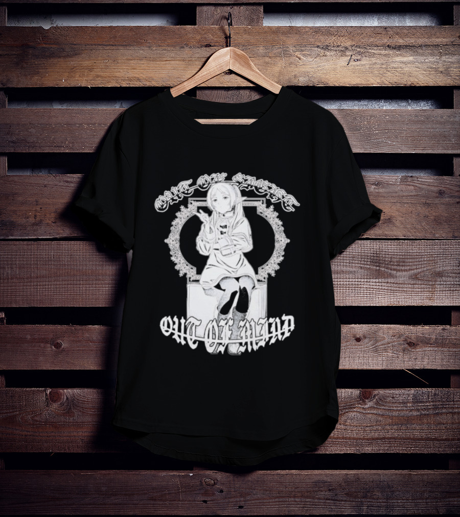 Frieren Out Of Sight Out Of Mind Anime Character Pose T-Shirt