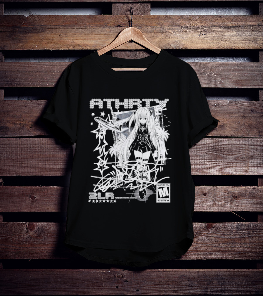Athaty Zlr Mature 17+ Anime Girl Golden Darkness Forever T-Shirt