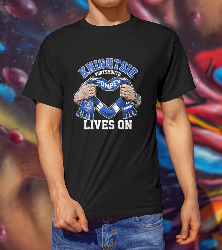 KNIGHTSIE Portsmouth PUFC Pompey Lives On T-Shirt
