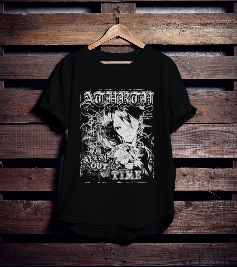 Atharty Always Out Of Time Anime Girl T-Shirt