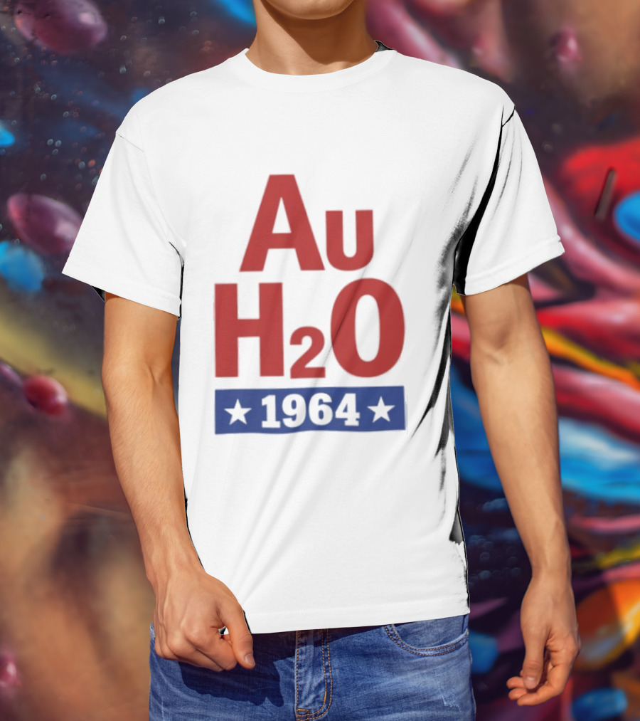 Au H2O 1964 Barry Goldwater Chemistry Political Campaign T-Shirt