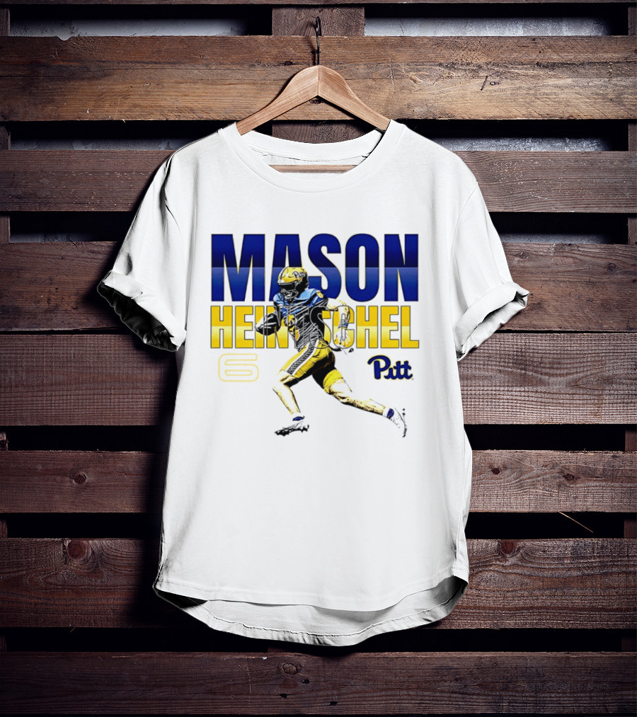 Mason Heintschel Pitt Panthers Football Number 6 T-Shirt