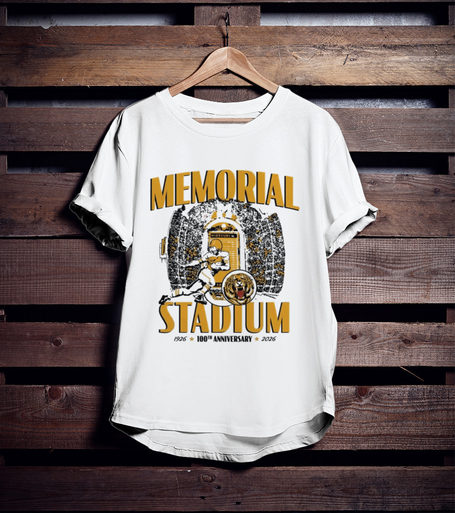 Memorial Stadium Missouri Tigers Football 100th Anniversary 1916 2016 T-Shirt