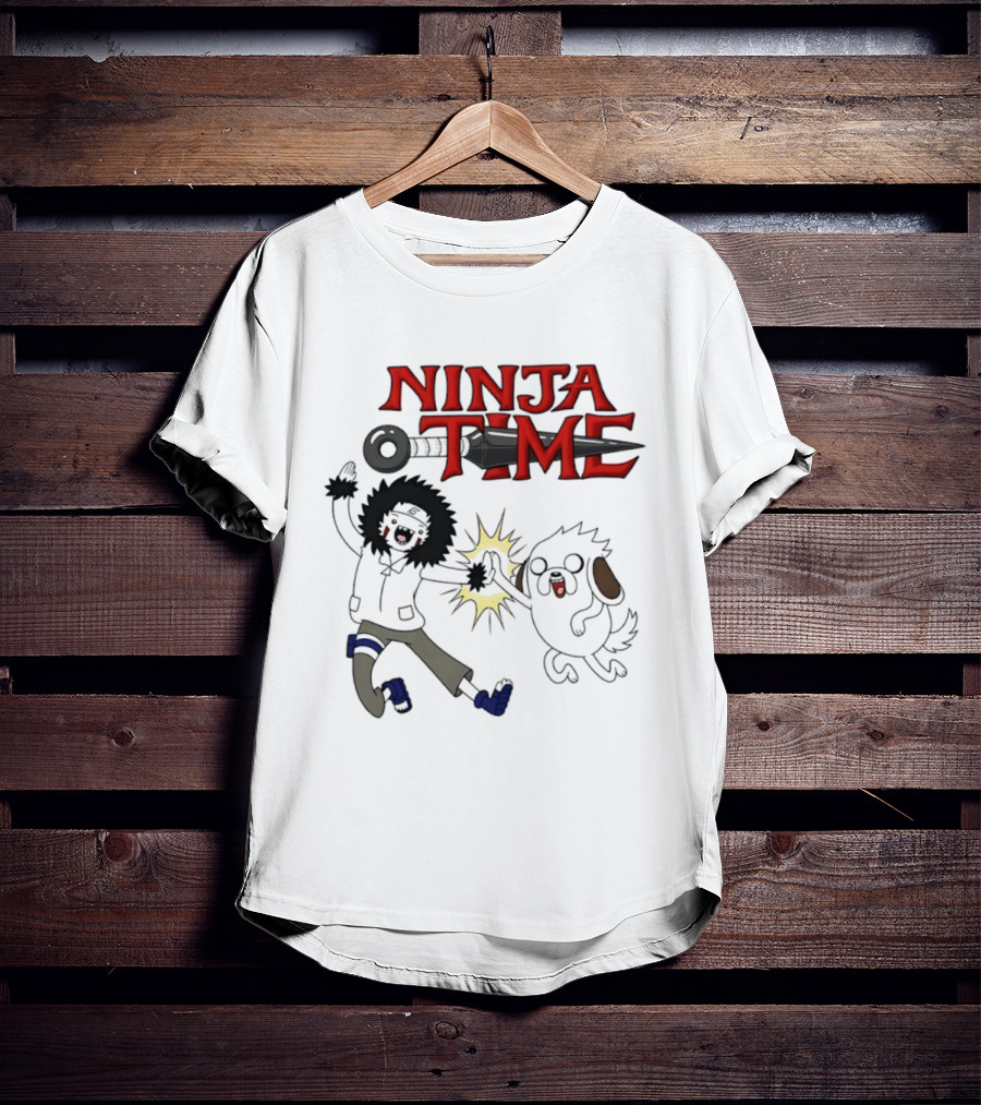 Ninja Time Kiba Inuzuka And Akamaru High Five Adventure T-Shirt