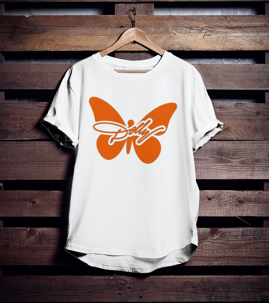 Dolly Parton Butterfly Orange Country Legend T-Shirt