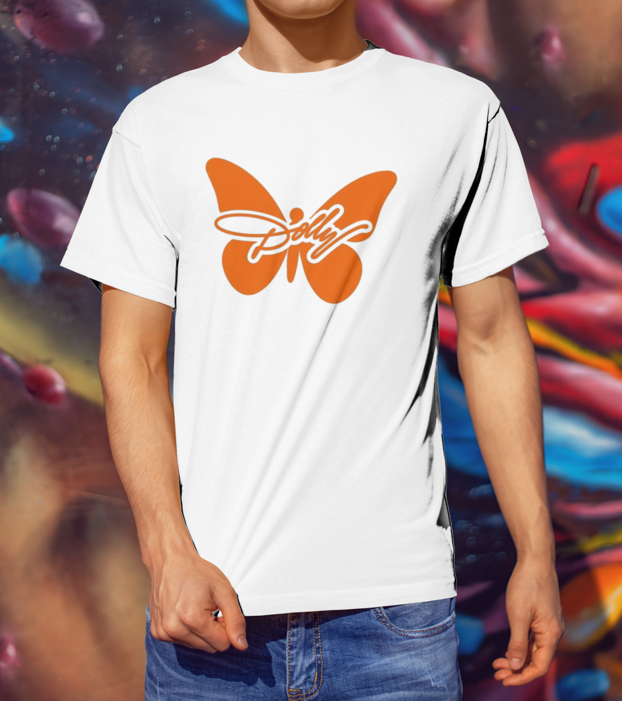Dolly Parton Butterfly Orange Country Legend T-Shirt