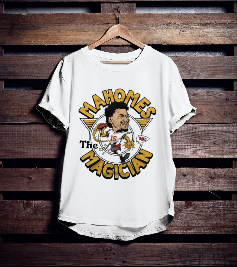 Mahomes Magician Kansas City Chiefs Caricature 15 T-Shirt