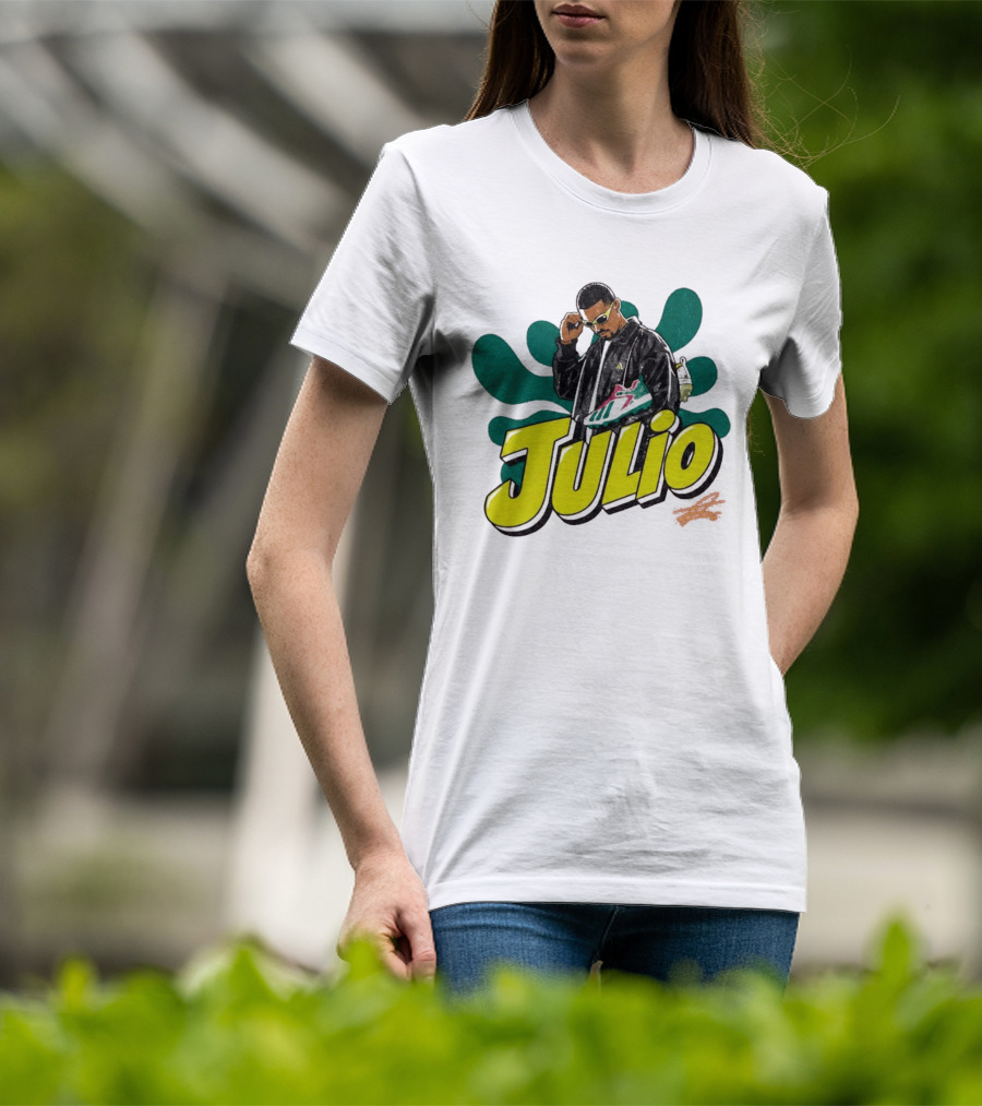 Julio Sneaker Style Hispanic Heritage Mariners T-Shirt