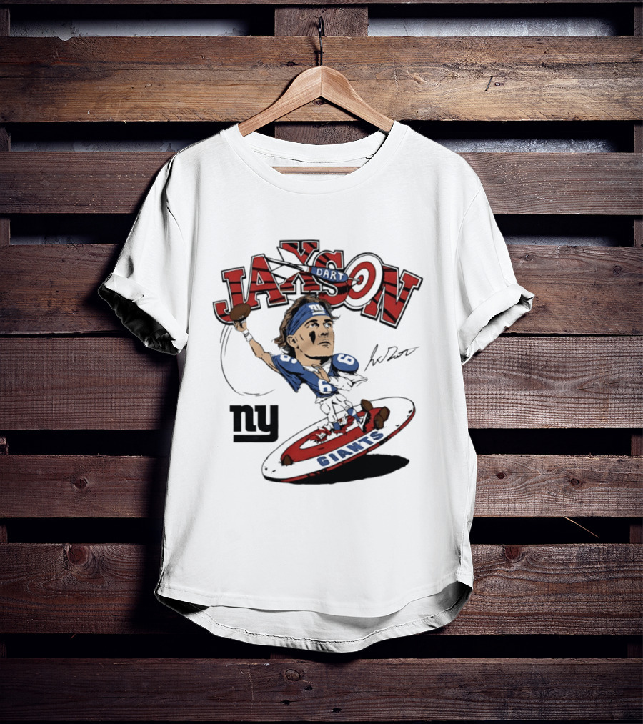 Jaxson New York Giants Football Caricature Ny Giants T-Shirt