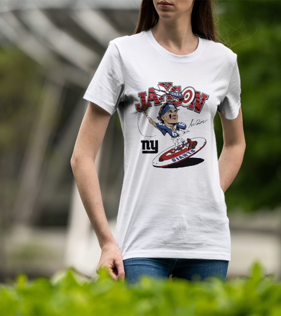 Jaxson New York Giants Football Caricature Ny Giants T-Shirt