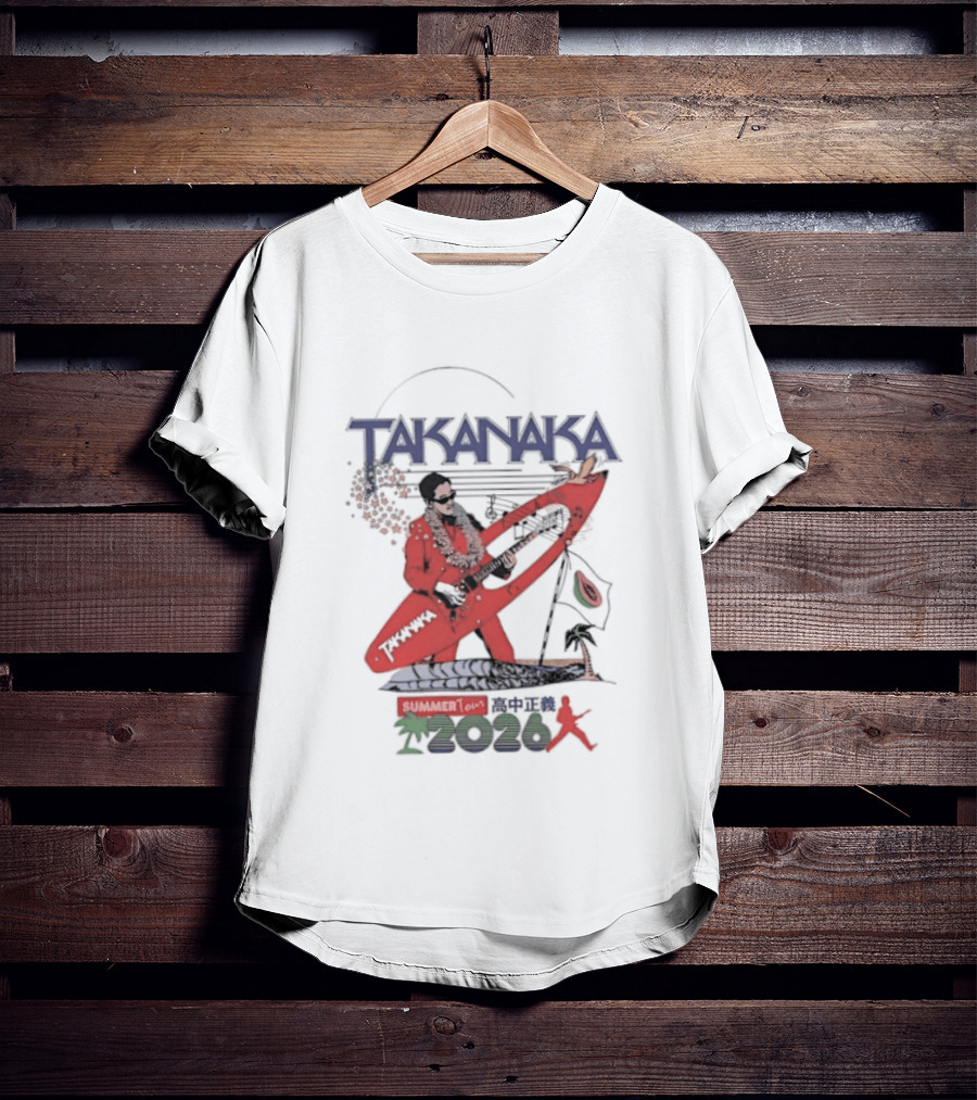 Takanaka Summer Tour 2026 Masayoshi Takanaka Guitar T-Shirt