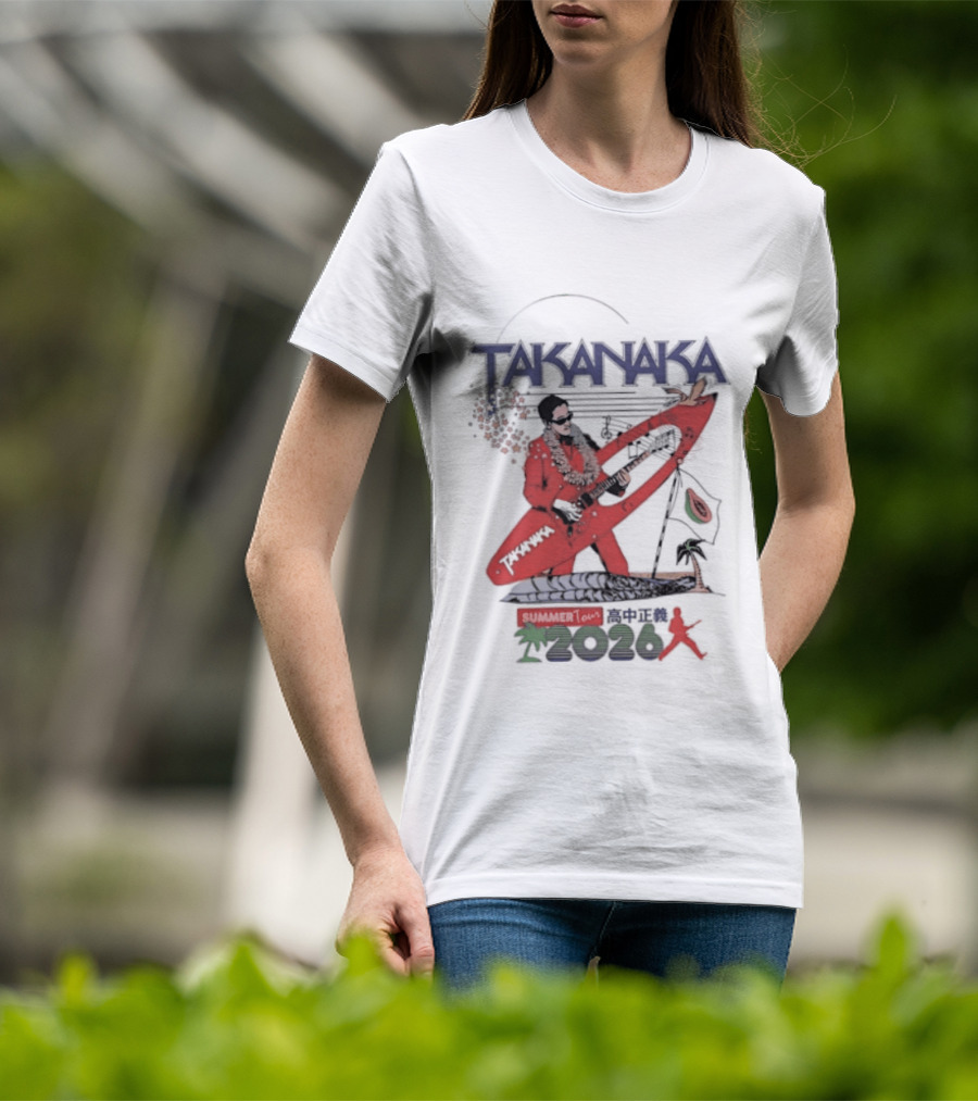 Takanaka Summer Tour 2026 Masayoshi Takanaka Guitar T-Shirt
