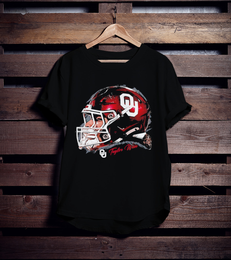 Oklahoma Sooners Football OU Helmet Taylor Wein T-Shirt