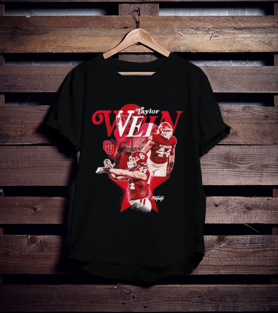 Taylor Wein Oklahoma Sooners Sooners Football OU 44 T-Shirt