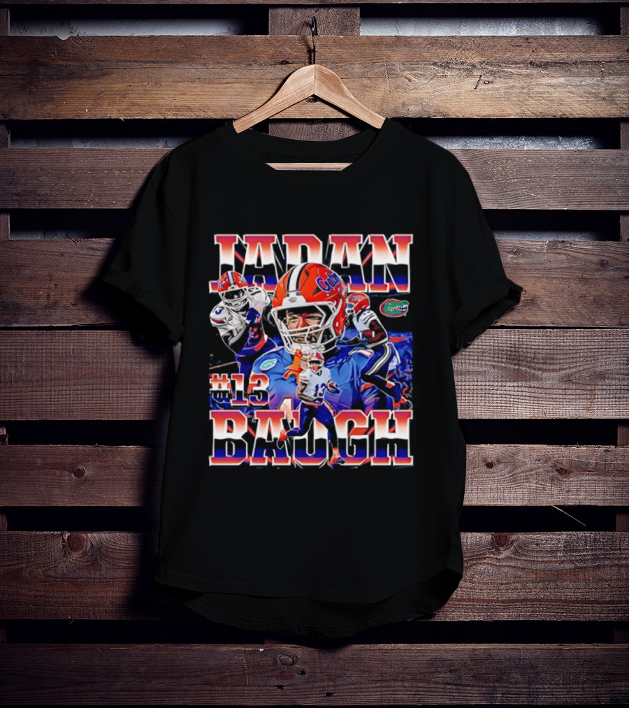 Jadan Baugh Florida Gators #13 NCAA Football Player Collage T-Shirt