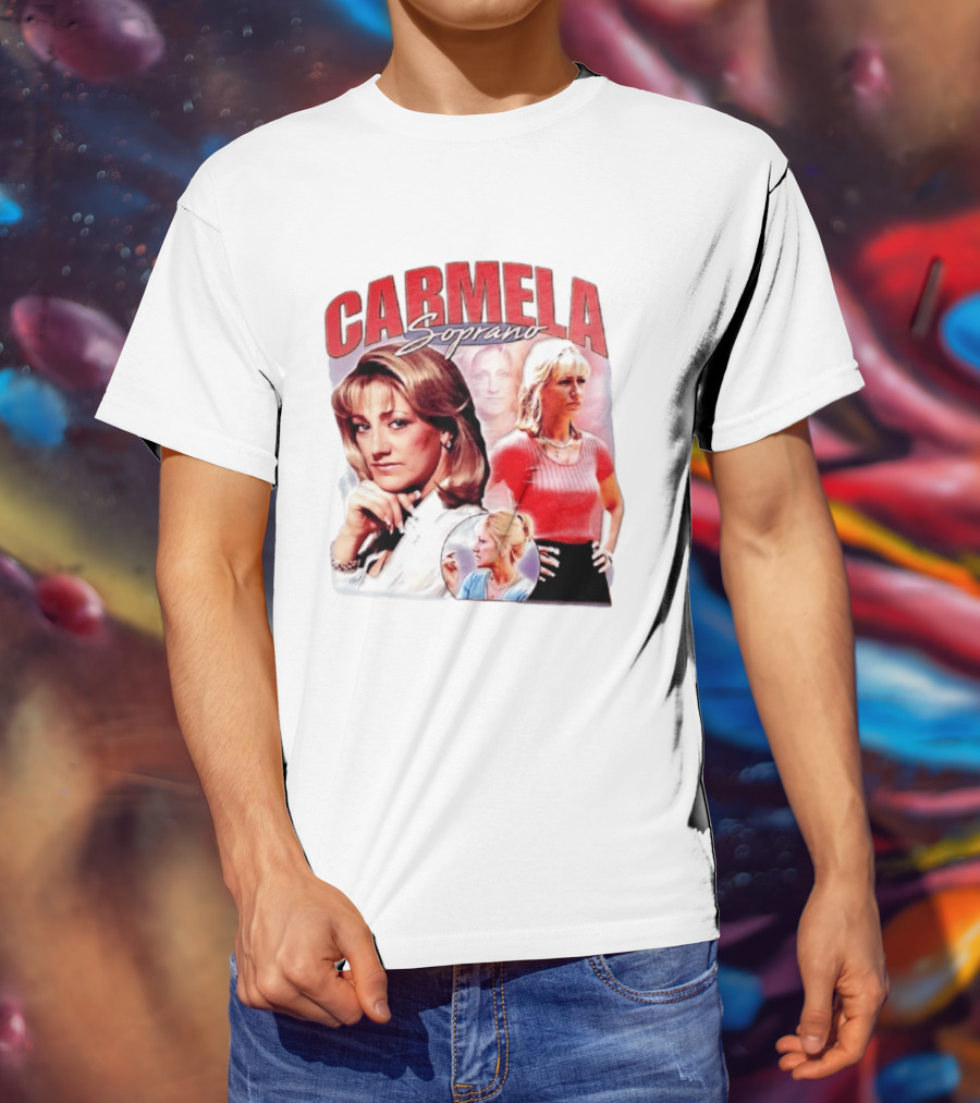 Carmela Soprano Character Collage T-Shirt