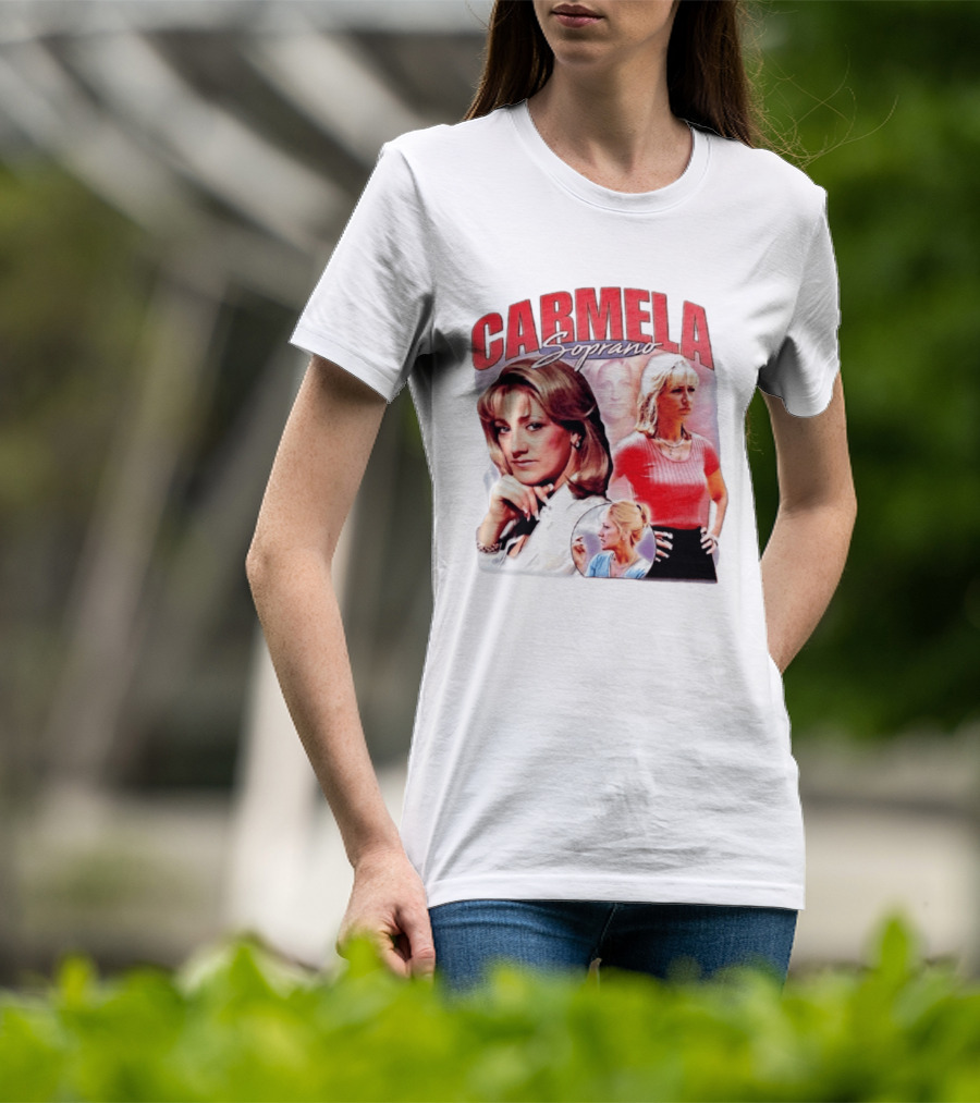 Carmela Soprano Character Collage T-Shirt