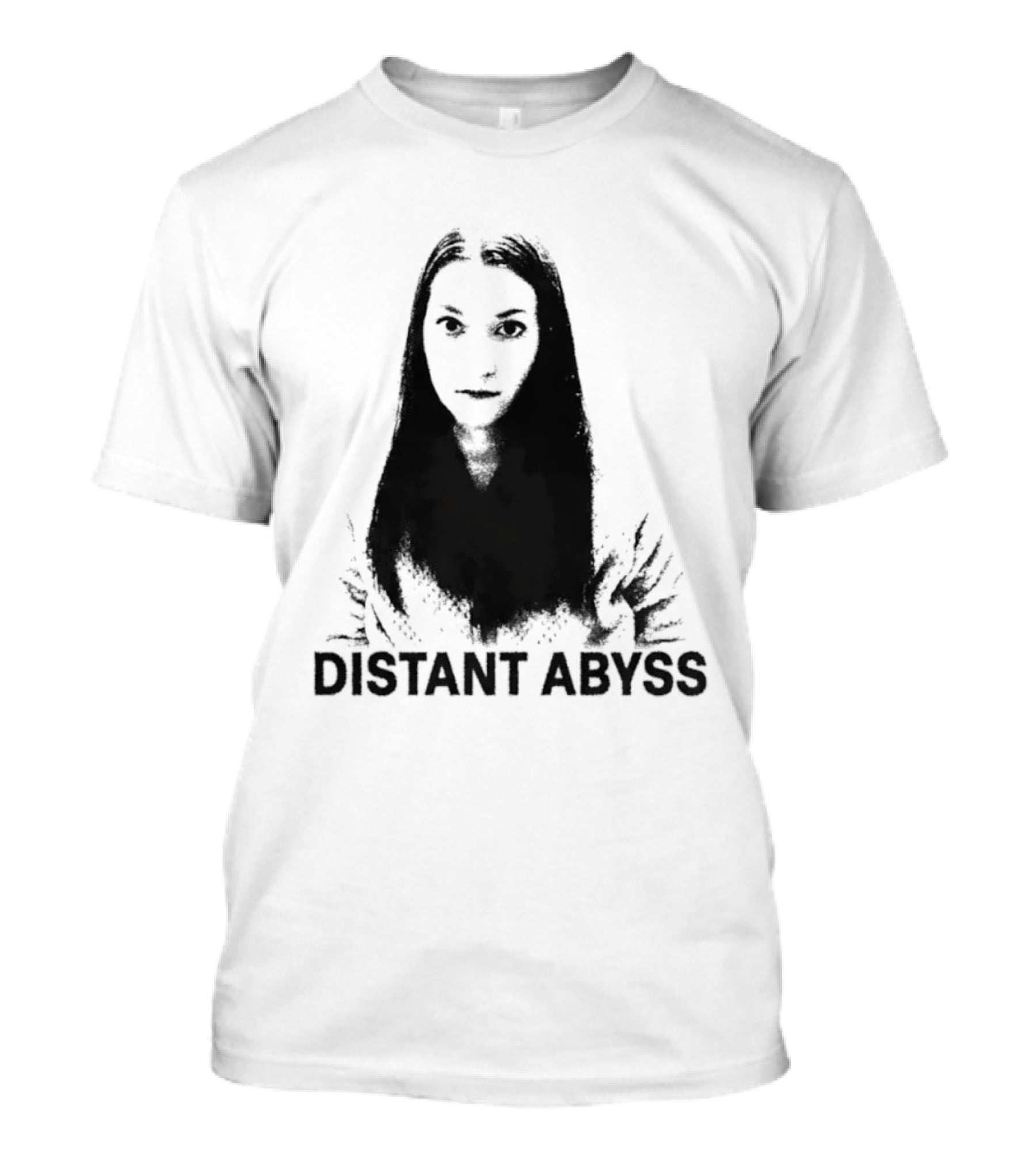 Distant Abyss Gothic Dark Aesthetic Minimalist T-Shirt