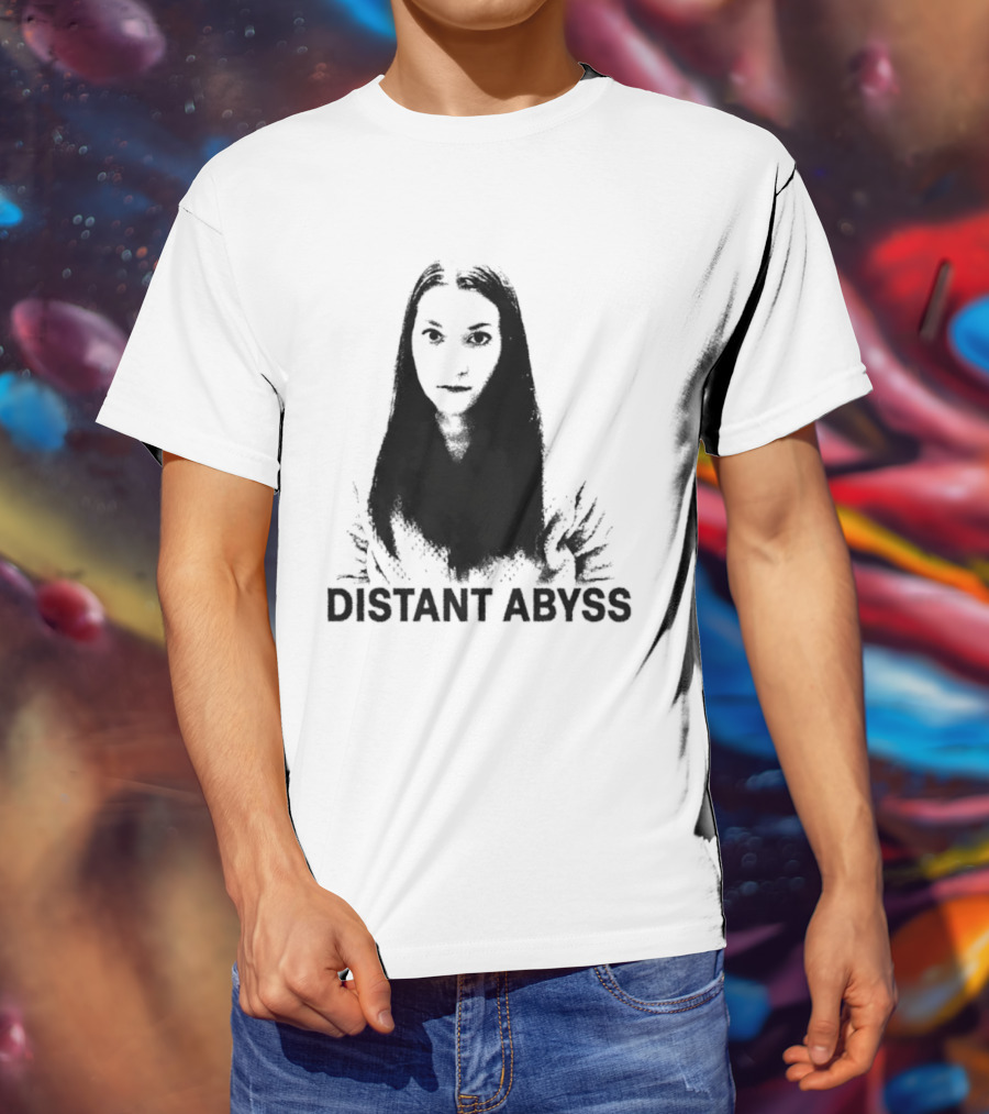 Distant Abyss Gothic Dark Aesthetic Minimalist T-Shirt