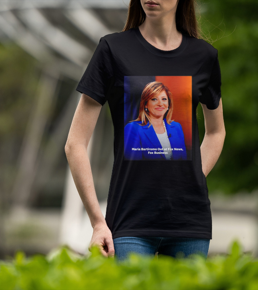 Maria Bartiromo Departure Fox Business News Media T-Shirt