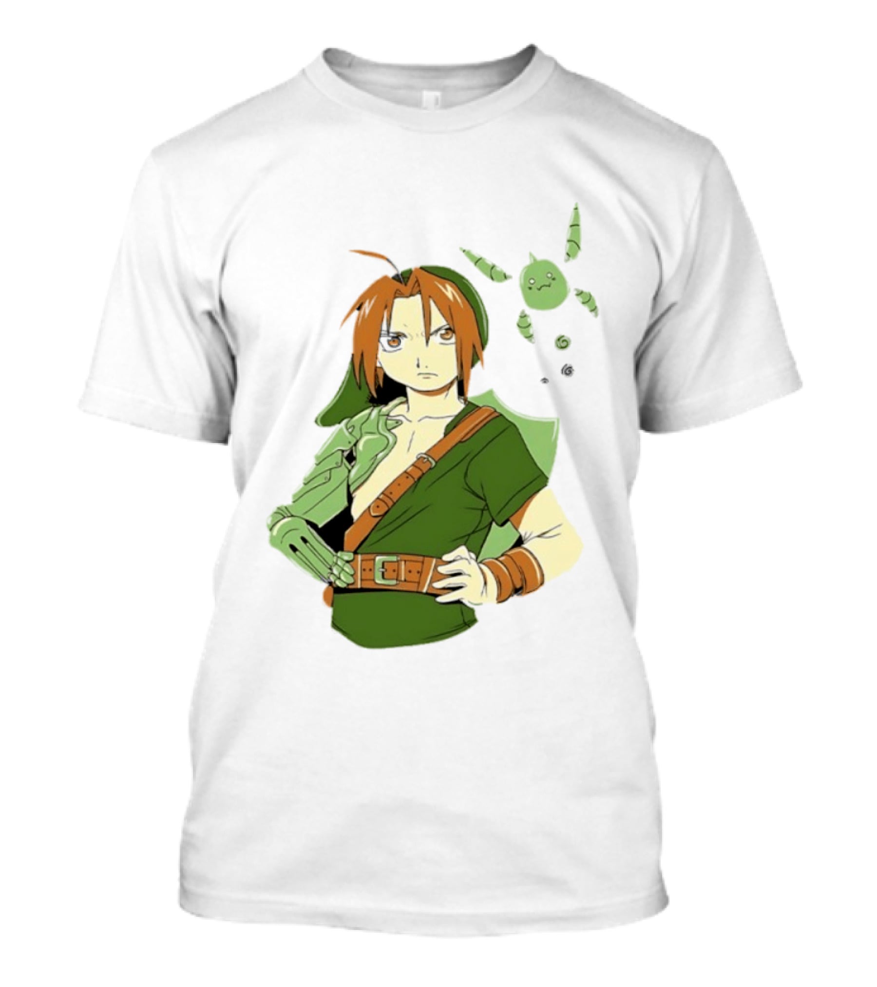 Edward Elric Crossover With Link Costume From Fullmetal Alchemist T-Shirt