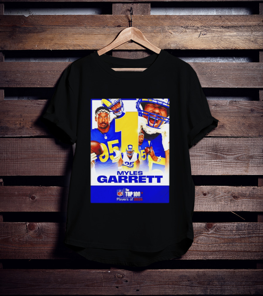 Myles Garrett Rams NFL Top 100 Players 2026 T-Shirt