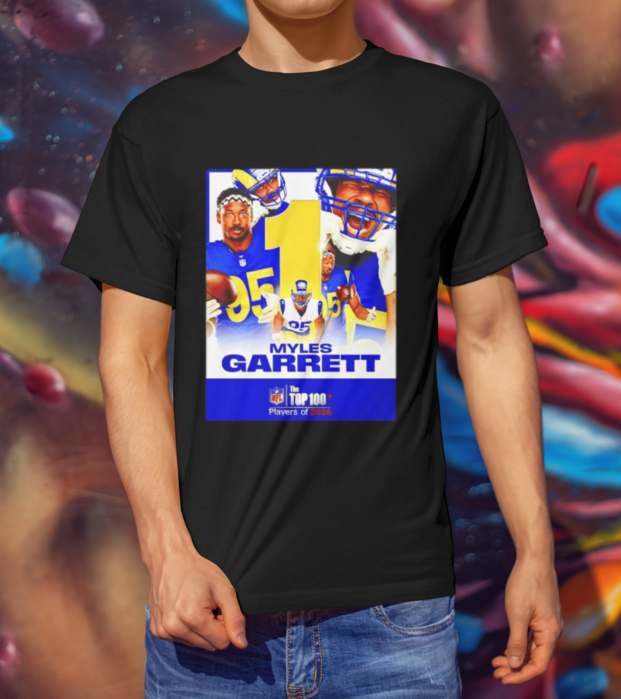 Myles Garrett Rams NFL Top 100 Players 2026 T-Shirt