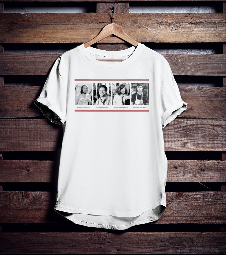 Kyle Hevacheck Adam Demamp Blake Henderson Anders Holmvik Workaholics Comedy Characters T-Shirt