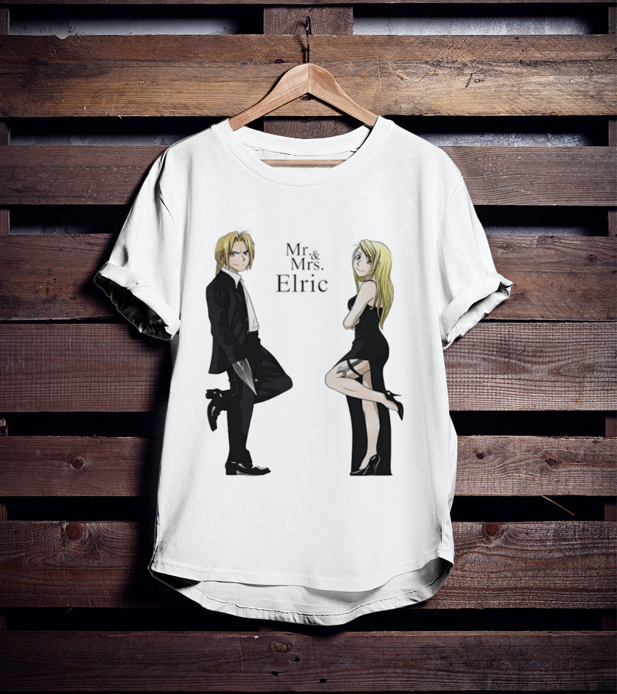 Edward Elric And Winry Rockbell Mr. And Mrs. Elric T-Shirt