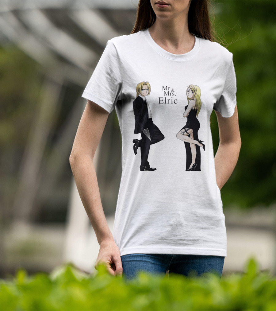 Edward Elric And Winry Rockbell Mr. And Mrs. Elric T-Shirt