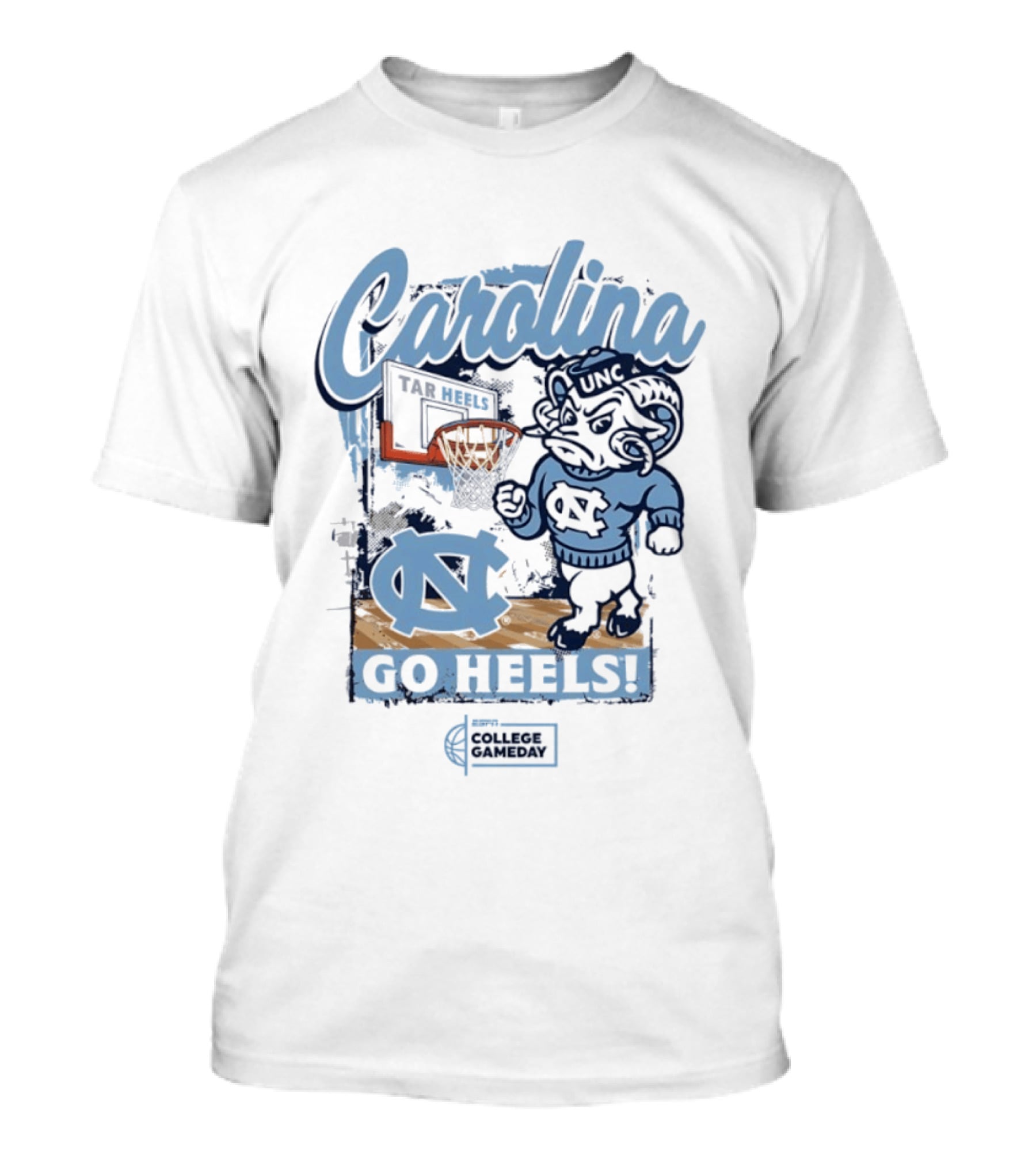 Carolina Tar Heels UNC 2026 College GameDay Go Heels T-Shirt