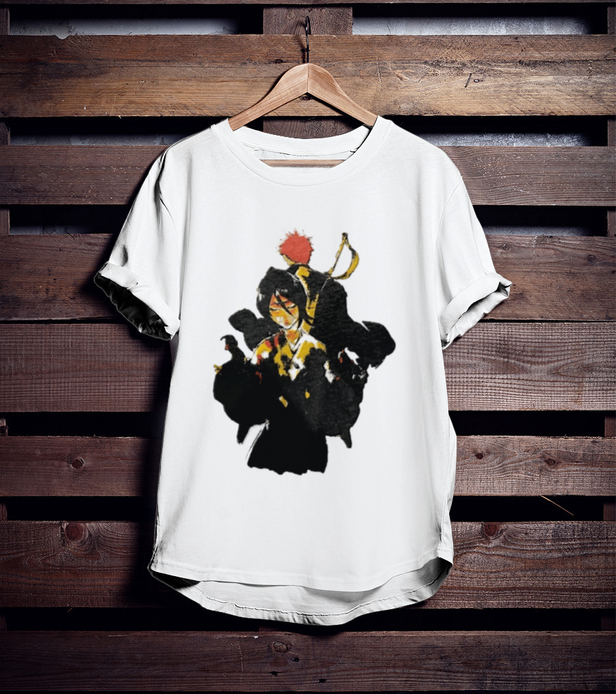 Rukia Kuchiki And Ichigo Kurosaki Spirit Battle Bleach Anime Fan Favorite Characters T-Shirt