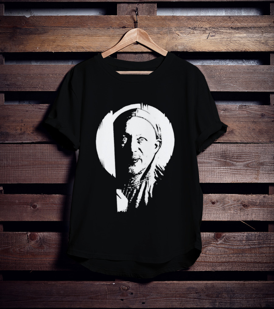 Curious Guy Limmy's Homemade Show Scottish Comedy Stencil T-Shirt