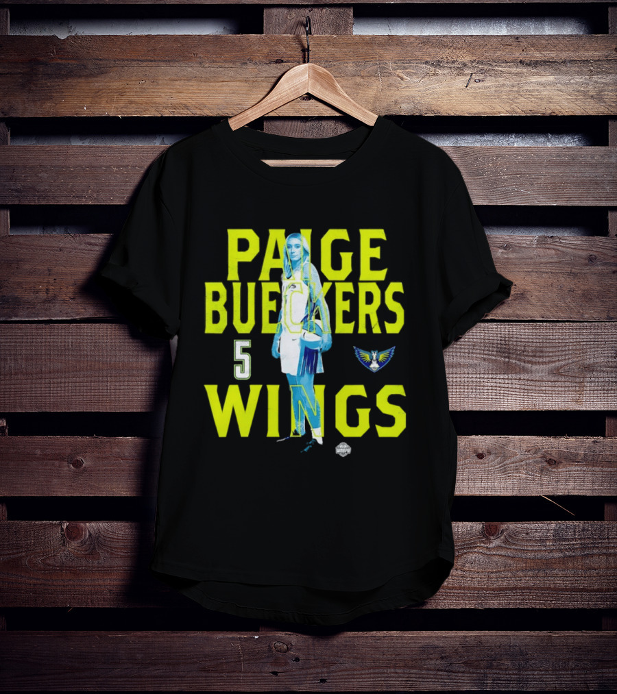 Paige Bueckers 5 Wings Player Stance T-Shirt
