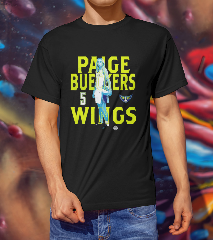 Paige Bueckers 5 Wings Player Stance T-Shirt
