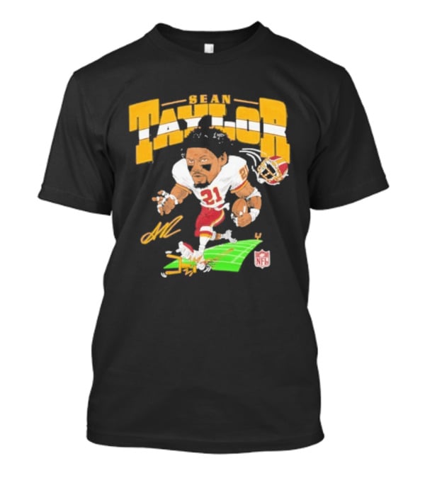 Sean Taylor NFL Football Caricature Washington Commanders 21 T-Shirt