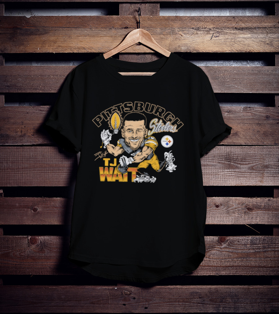 Pittsburgh Steelers T.J. Watt Caricature Player T-Shirt