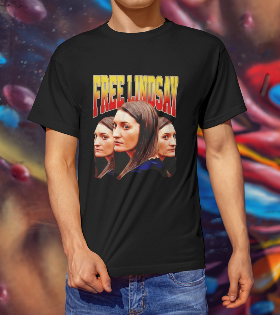 FREE LINDSAY Clancy Multiple Faces T-Shirt