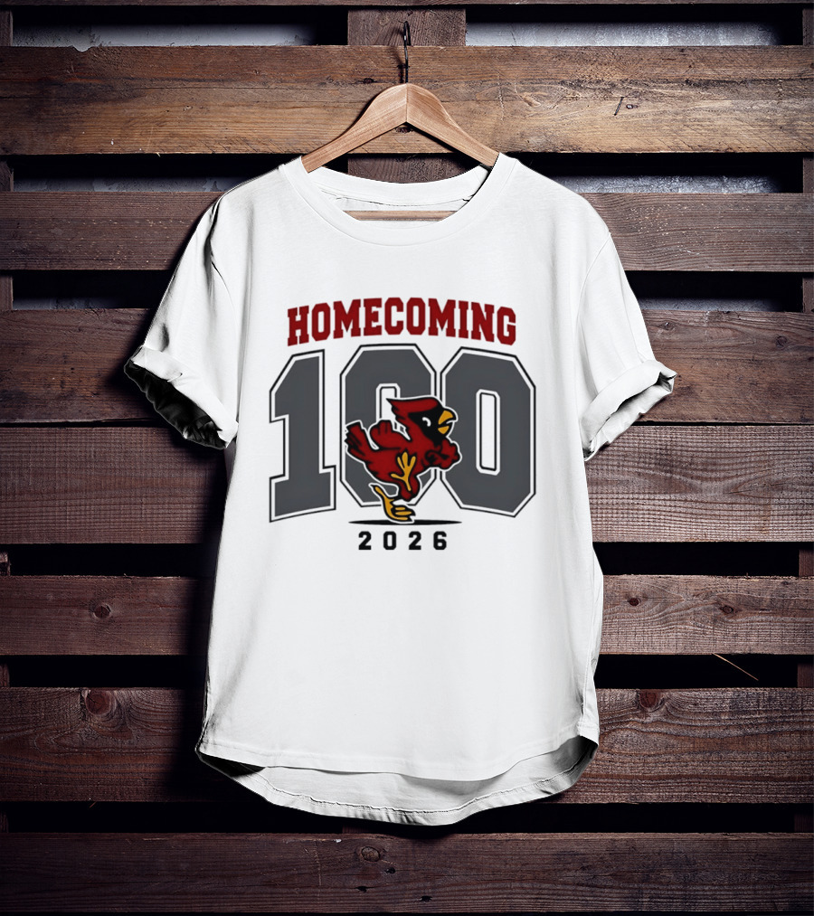 Ball State Cardinals Homecoming 100 2026 T-Shirt