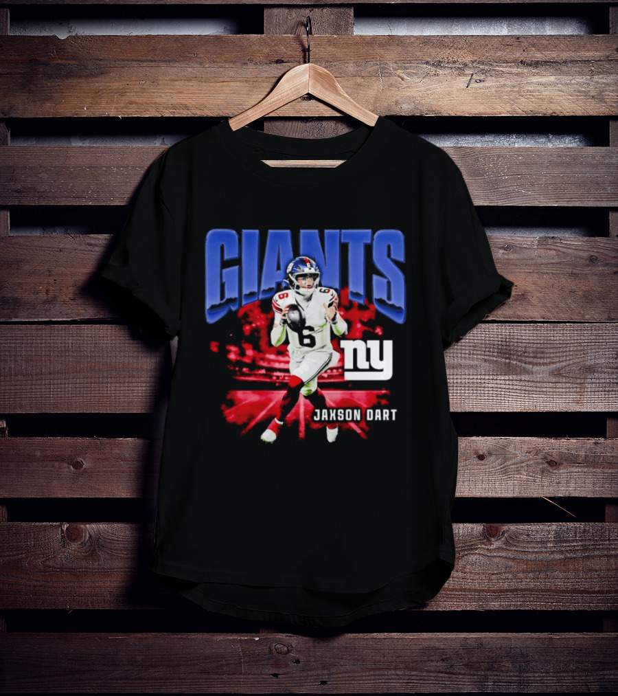 Jaxson Dart New York Giants Football Giants Ny T-Shirt